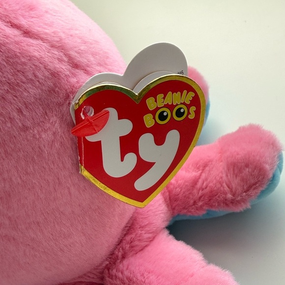 Ty Pink and Blue Octopus Plush - Sheldon - Picture 2 of 9